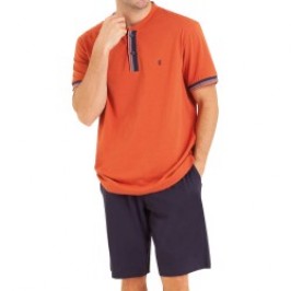 Short pajamas of the brand EMINENCE - Jersey T-neck short pyjamas Eminence - Ref : LP83 3801