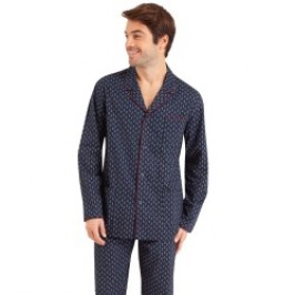 Pyjamas der Marke EMINENCE - Offener Pyjama aus Popeline Eminence - Ref : 7V26 2877