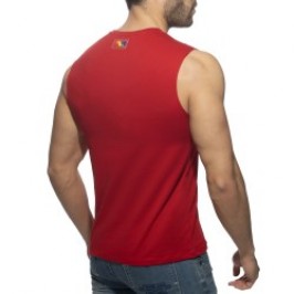 Tirantes de la marca ADDICTED - Tank top RAINBOW TAPE - rojo - Ref : AD992 C06