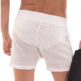 Short de la marque BARCODE BERLIN - Short Buko - blanc - Ref : 92212 200