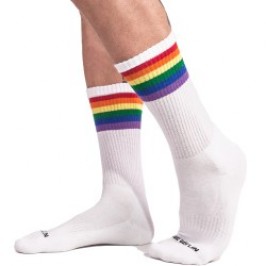 Socken der Marke BARCODE BERLIN - Socken Barcode Pride Gym - weiß - Ref : 91742 200