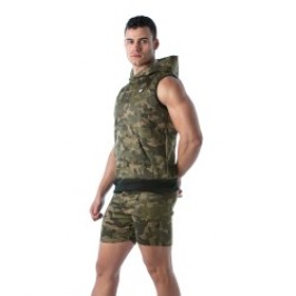 Short Sleeves of the brand TOF PARIS - Army Sleeveless Hoodie Tof Paris - Ref : TOF291K