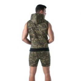 Short Sleeves of the brand TOF PARIS - Army Sleeveless Hoodie Tof Paris - Ref : TOF291K