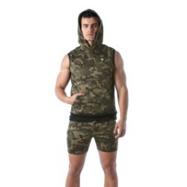 Short Sleeves of the brand TOF PARIS - Army Sleeveless Hoodie Tof Paris - Ref : TOF291K