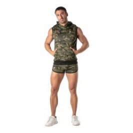 Short Sleeves of the brand TOF PARIS - Army Sleeveless Hoodie Tof Paris - Ref : TOF291K