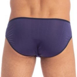 Slip de la marca L HOMME INVISIBLE - Indigo - Mini Slip - Ref : MY44 IND 049