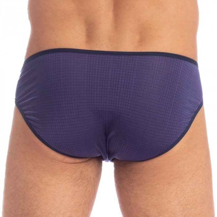 Slip del marchio L HOMME INVISIBLE - Indigo - Mini Slip - Ref : MY44 IND 049