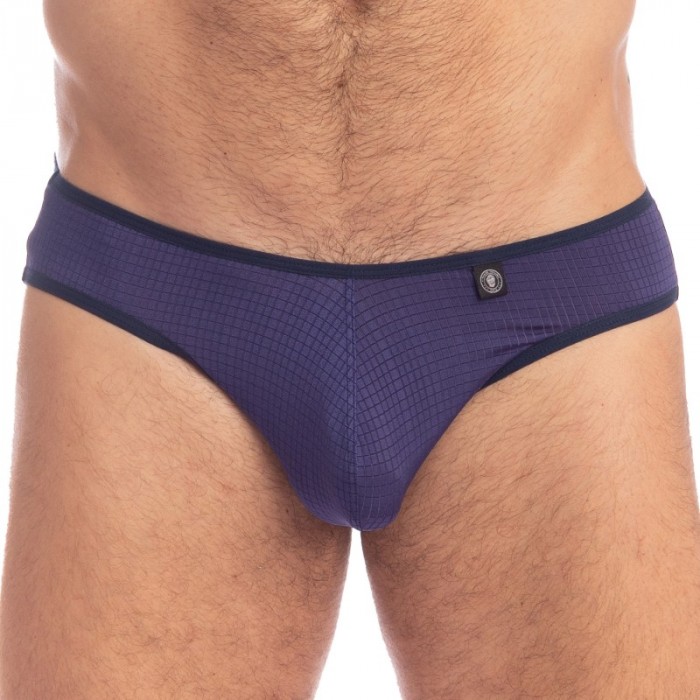 Slip de la marca L HOMME INVISIBLE - Indigo - Mini Slip - Ref : MY44 IND 049