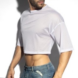 Crop top oversize - bianco