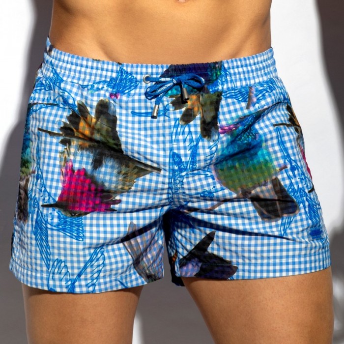 Shorts de baño de la marca ES COLLECTION - Boardshort birds - Ref : 2303 C08