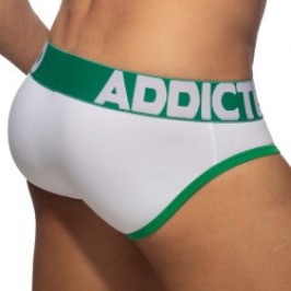 Slip del marchio ADDICTED - Slip ouvert Fly cotton - vert - Ref : AD1202 C18