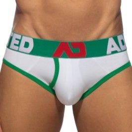 Slip de la marca ADDICTED - Slip ouvert Fly cotton - vert - Ref : AD1202 C18