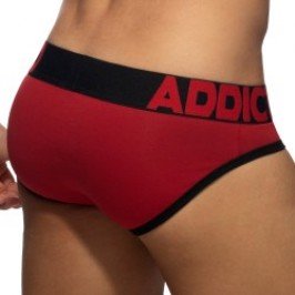Brief of the brand ADDICTED - copy of Slip ouvert Fly cotton - vert - Ref : AD1202 C10