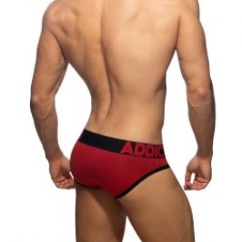 Slip, Tanga de la marque ADDICTED - Slip ouvert Fly cotton - noir - Ref : AD1202 C10