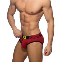 Brief of the brand ADDICTED - copy of Slip ouvert Fly cotton - vert - Ref : AD1202 C10