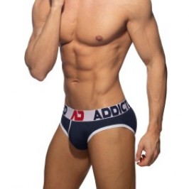 Brief of the brand ADDICTED - copy of Slip ouvert Fly cotton - vert - Ref : AD1202 C09