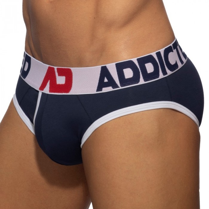 Slip del marchio ADDICTED - copy of Slip ouvert Fly cotton - vert - Ref : AD1202 C09