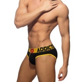 Brief of the brand ADDICTED - copy of Slip ouvert Fly cotton - vert - Ref : AD1202 C03