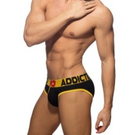 Slip de la marca ADDICTED - copy of Slip ouvert Fly cotton - vert - Ref : AD1202 C03