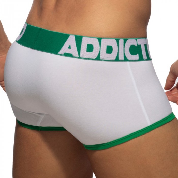 Boxershorts, Shorty der Marke ADDICTED - Trunk ouvert Fly Cotton - vert - Ref : AD1203 C18