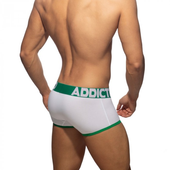 Boxershorts, Shorty der Marke ADDICTED - Trunk ouvert Fly Cotton - vert - Ref : AD1203 C18