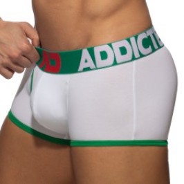 Boxer, shorty de la marque ADDICTED - Trunk ouvert Fly Cotton - vert - Ref : AD1203 C18