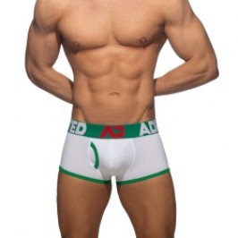 Pantaloncini boxer, Shorty del marchio ADDICTED - Trunk ouvert Fly Cotton - vert - Ref : AD1203 C18