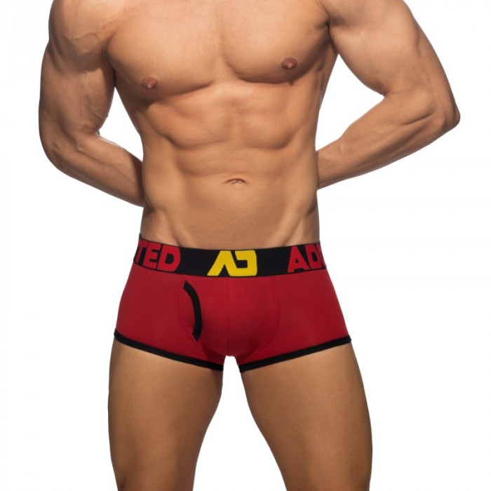Boxer shorts, Shorty of the brand ADDICTED - copy of Trunk ouvert Fly Cotton - vert - Ref : AD1203 C10
