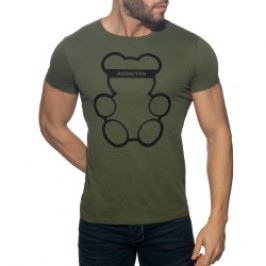 Bear T-shirt girocollo - kaki