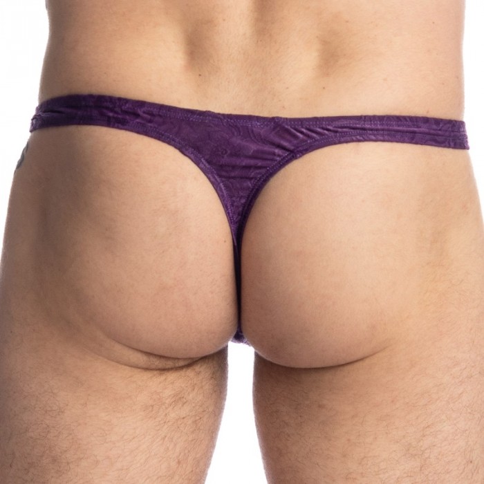 Tanga de la marca L HOMME INVISIBLE - Héliotrope - Ultra string bikini - Ref : UW26 LIO J12