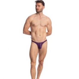 String de la marque L HOMME INVISIBLE - Héliotrope - Ultra string bikini - Ref : UW26 LIO J12