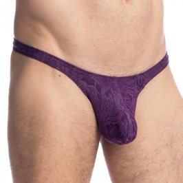 Thong of the brand L HOMME INVISIBLE - Héliotrope - Ultra string bikini - Ref : UW26 LIO J12