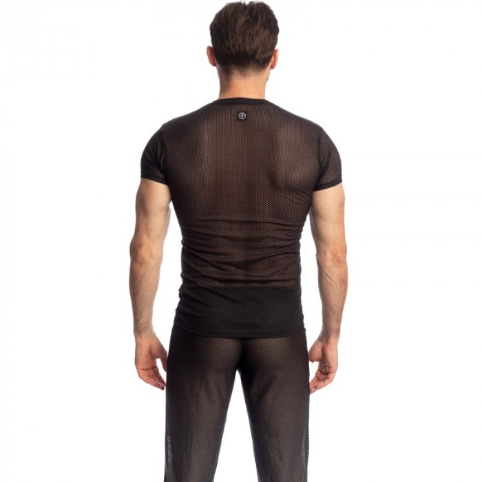 Kurze Ärmel der Marke L HOMME INVISIBLE - Black Sugar - T-shirt - Ref : MY73 SUG 001