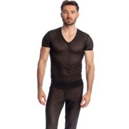 Mangas cortas de la marca L HOMME INVISIBLE - Black Sugar - Camiseta - Ref : MY73 SUG 001