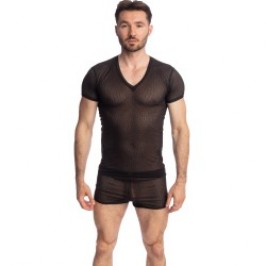 Mangas cortas de la marca L HOMME INVISIBLE - Black Sugar - Camiseta - Ref : MY73 SUG 001