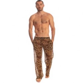 Pants of the brand L HOMME INVISIBLE - Léopard - Trousers - Ref : HW144 LEO23