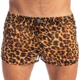 Short of the brand L HOMME INVISIBLE - Leopard - Short - Ref : SP06 LEO23