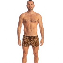 Breve del marchio L HOMME INVISIBLE - Leopard - Pantaloncini - Ref : SP06 LEO23