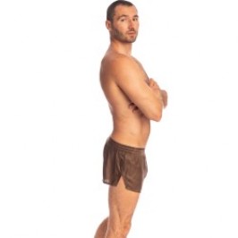 Short de la marque L HOMME INVISIBLE - Golden Boy - Weensy Split Shorts - Ref : SP06 GBOY19