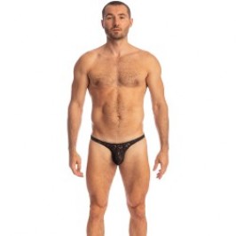 Stringa del marchio L HOMME INVISIBLE - Black Lotus - Perizoma Bikini - Ref : UW26 LOT 001