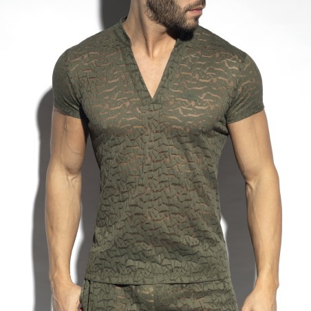 Spider - Short Sleeve T-Shirt)khaki