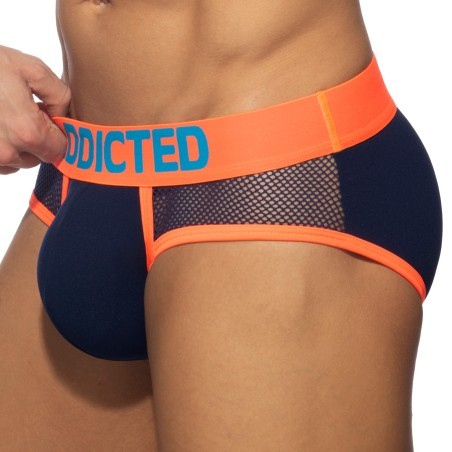 Neon-Slip mesh - navy