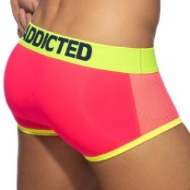 Sous-vêtements de la marque ADDICTED - Trunk néon mesh - rose - Ref : AD1219 C34