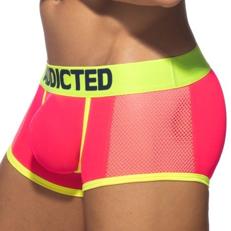 Kofferraum neon mesh - pink