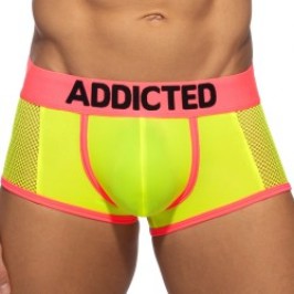Sous-vêtements de la marque ADDICTED - Trunk néon mesh - jaune - Ref : AD1219 C31