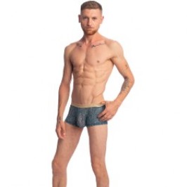 Pantaloncini boxer, Shorty del marchio L HOMME INVISIBLE - Viorne Lagon - Hipster Push-Up - Ref : MY39 VIO 043