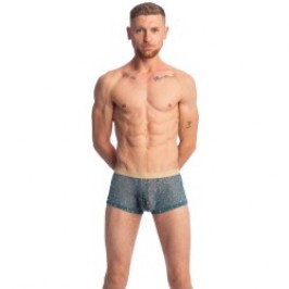 Boxershorts, Shorty der Marke L HOMME INVISIBLE - Viorne Lagon - Hipster Push-Up - Ref : MY39 VIO 043
