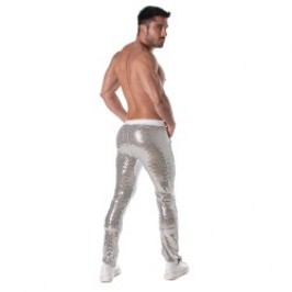 Pantaloni del marchio TOF PARIS - Pantaloni di paillettes d argento Tof Paris - Ref : TOF361A