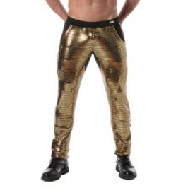 Hosen der Marke TOF PARIS - Tof Paris goldene Paillettenhose - Ref : TOF361O