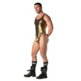 Body of the brand TOF PARIS - Tof Paris gold sequined thong bodysuit - Ref : TOF365O
